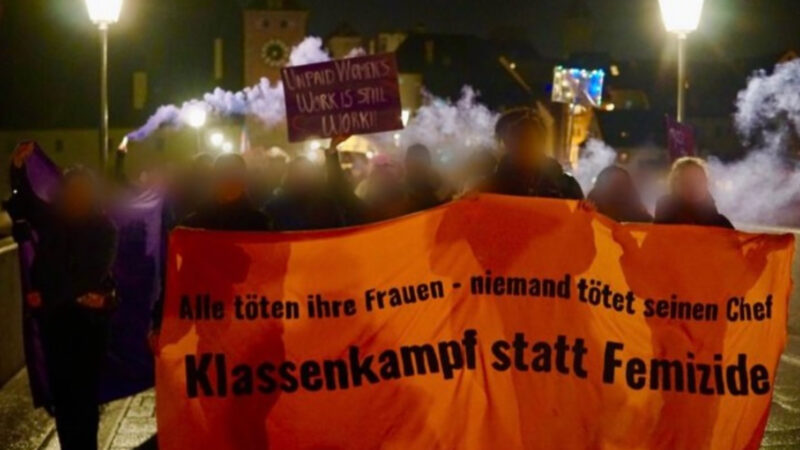 Zusammen gegen das Patriarchat und für die Gleichberechtigung – Die Demo zum feministischen Kampf- tag in Regensburg am 8. März 2023.