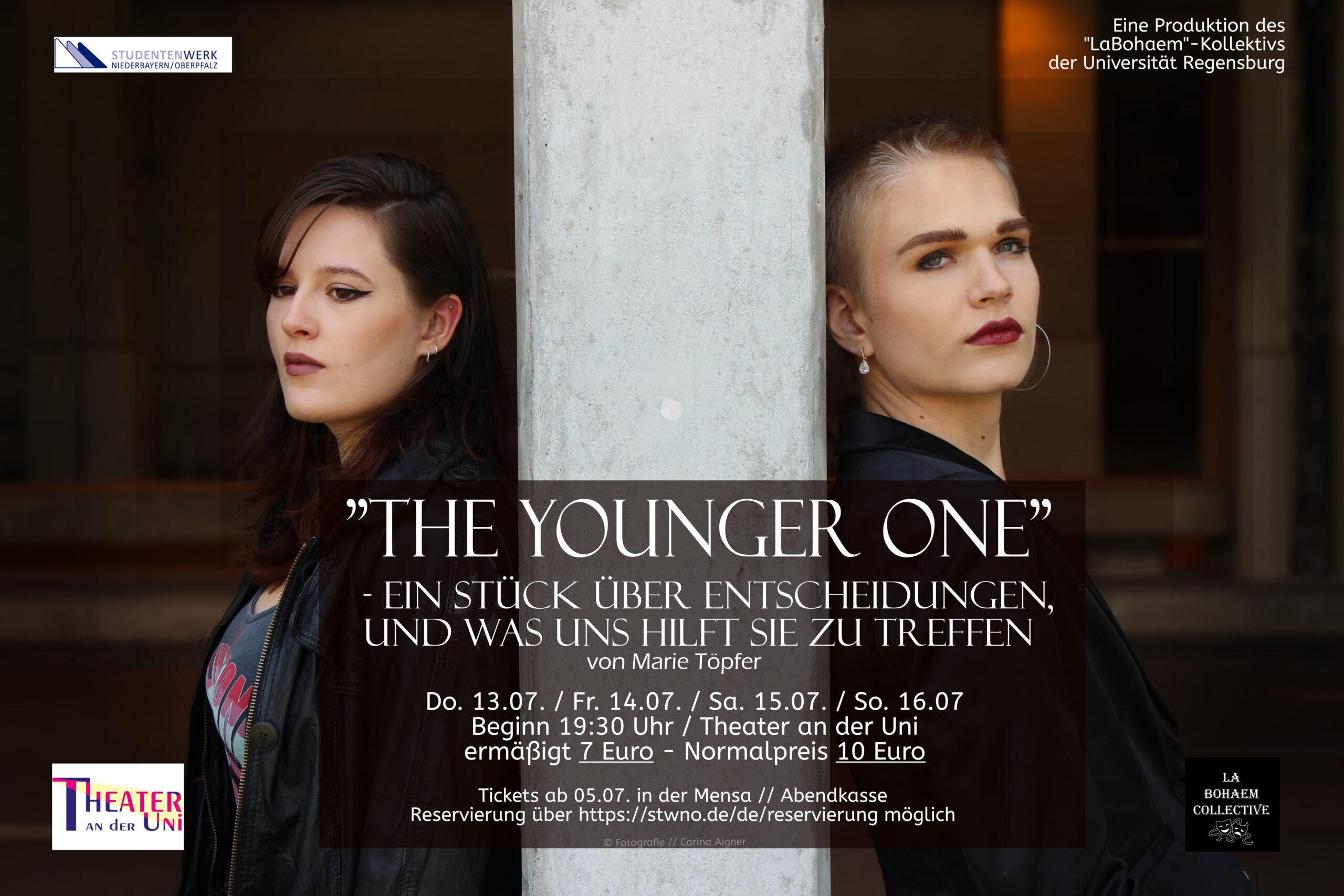 »the younger one« – Eine Aufführung im Theater an der Uni